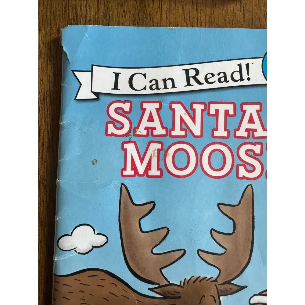 Scholastic Christmas Kids Book Lot 5 Mooseltoe Santa's Moose Black Lagoon